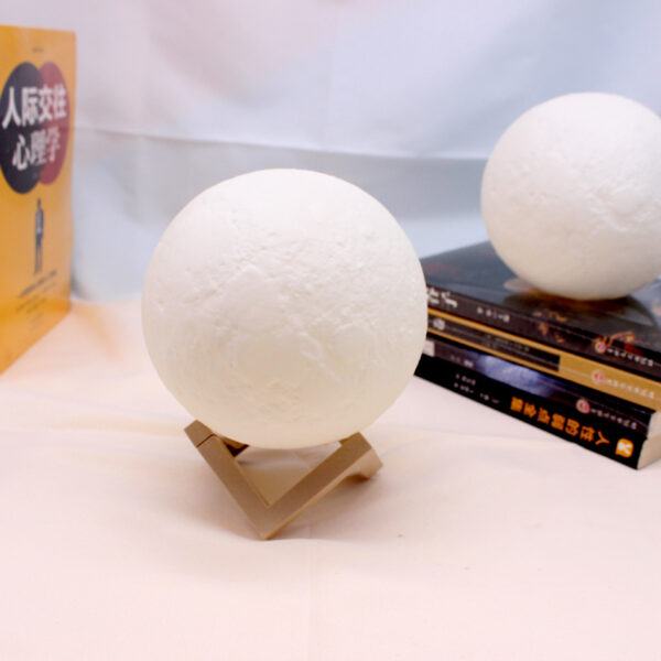 16 in 1 High Quality LED Moon Light Lamp With Stand – Mind Glowing 3D Lamp – Bedroom Led Bed Lamp Desk Lamp – Moonlight sensation Home decor | Led Moon Light with 15cm Size