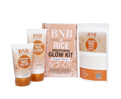 BNB Rice Brightening Glow Kit