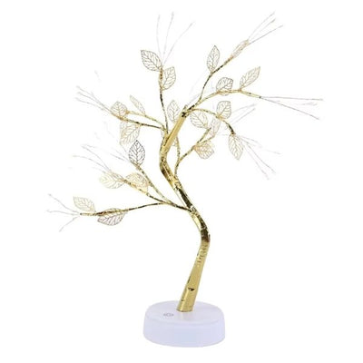 Tree Led Light Usb Table Lamp Adjustable Touch Switch Diy Artificial Xmas Tree Fairy Night Light Home Decoration 1pc
